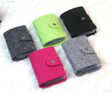 Vintage Women's Men's ID Credit Card Button Case Holder Wallet Organizer Gift - ENSEIGNE DENIS