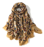 Women Lightweight New Designs Long Cotton Touch Shawl Wrap Warm Scarves