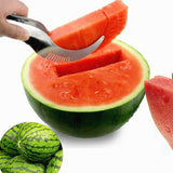 Stainless Steel Watermelon Cantaloupe Slicer Cutter Server Corer Scoop Utensil