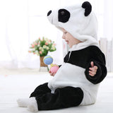 Baby Boy Girl Cute Panda Costume Newborn Infant Toddler Jumpsuit Romper Warm