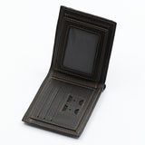 Men's Classic Faux Leather Bifold Wallet Money Credit/ID Card Holder Slim Purse