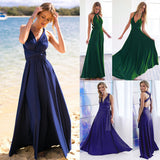 Sexy Women Convertible Multiway Wrap Bandage Maxi Robe Bridesmaid Long Dress