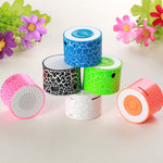 Portable Crack Mini Stereo Bass Speaker Wireless Music Player Kids Birthday Gift