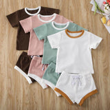 Baby Summer Clothing Infant Baby Girl Boy Clothes Short Sleeve Tops