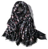 Women Lightweight New Designs Long Cotton Touch Shawl Wrap Warm Scarves