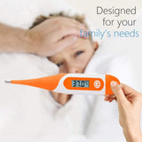 Digital Children's or Baby Thermometer (Orange)