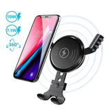 10W Wireless Fast Charger Car Mount Air Vent Phone - ENSEIGNE DENIS