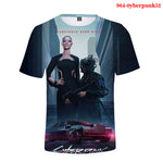 3D Digital Printed Short-sleeved Round Collar T-shirt