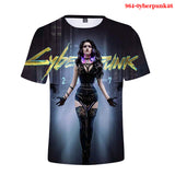 3D Digital Printed Short-sleeved Round Collar T-shirt