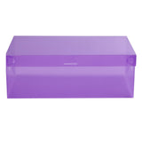 Candy Color Clear Plastic Shoebox Lady Stackable Shoes Storage Box Drawer Unit