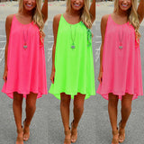 Sexy Women's Summer Casual Sleeveless Strap Backless Beach Dress for Evening Party - ENSEIGNE DENIS