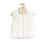 Children Kids Unisex Sleeveless Vest Winter Outwear Coat Faux Fur Baby Jacket