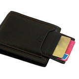 Men's Classic Faux Leather Bifold Wallet Money Credit/ID Card Holder Slim Purse
