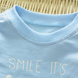 Lovely Elephant Pattern Children Boys Long Sleeve Hoodie Top Pants Outfit Set