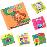 Infant Baby Children Kids Intelligence Development Cloth Book Cognize Book Toys