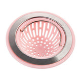 Kitchen Bathroom Sink Sewer Filter Basket Floor Drain Stopper Strainer Tool