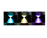 Timed colorful hourglass with sleeping remote night light