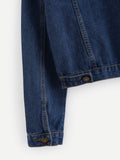 Ripped Trucker Denim Jacket