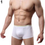Men's Fashion Summer Sexy Breathable Underwear Bulge Pouch Boxer Shorts Briefs