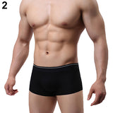 Men's Fashion Summer Sexy Breathable Underwear Bulge Pouch Boxer Shorts Briefs
