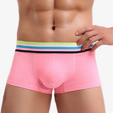 Men's Fashion Summer Sexy Breathable Underwear Bulge Pouch Boxer Shorts Briefs