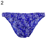 Men's Sexy See-through Flower Lace Bulge Pouch Low Rise Underwear Boxers Briefs