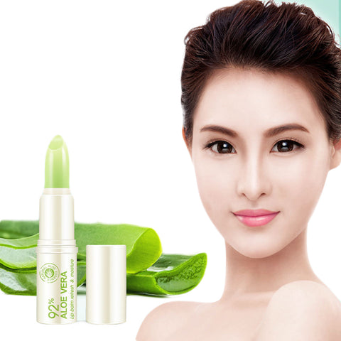 4g Aloe Smooth Moisturizing Nourishing Lady Skin Care Colorless Repair Lip Balm
