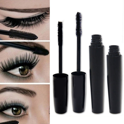 2Pcs Long-Lasting Mascara Eyelash Black Long Curling Makeup Eye Lashes Extension