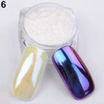 1g/box Mirror Nail Glitter Powder Dust Nail Art DIY Shinning Chrome Pigment Glitters