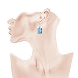 Fashion Elegant Big Rhinestone Inlaid Women Dangle Hook Earrings Jewelry Gift - ENSEIGNE DENIS