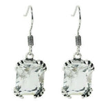 Fashion Elegant Big Rhinestone Inlaid Women Dangle Hook Earrings Jewelry Gift - ENSEIGNE DENIS