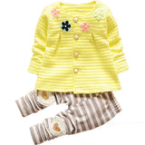 Kids Infant Baby Girl's Sun Flower T-shirt Jumper Top Pants Outfit Clothing Set
