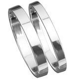 Men's Women's Copper Love Lover Polished Cuff Bangle Gift Bracelet Wristband