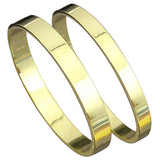 Men's Women's Copper Love Lover Polished Cuff Bangle Gift Bracelet Wristband