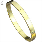 Men's Women's Copper Love Lover Polished Cuff Bangle Gift Bracelet Wristband