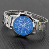 Fashion Men's Military Stainless Steel Luxury Sport Analog Quartz Wrist Watch
