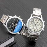 Fashion Men's Military Stainless Steel Luxury Sport Analog Quartz Wrist Watch