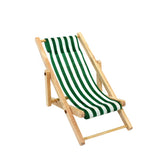 Stripes Mini Lounge Sand Chair Scene Model Doll House Accessories Miniature Toys