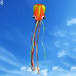 3D 4M Single Line Stunt Octopus Power Sport Flying Kite Kids Outdoor Activity