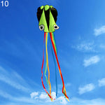3D 4M Single Line Stunt Octopus Power Sport Flying Kite Kids Outdoor Activity