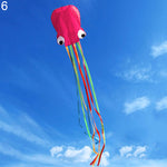 3D 4M Single Line Stunt Octopus Power Sport Flying Kite Kids Outdoor Activity