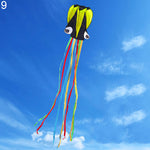3D 4M Single Line Stunt Octopus Power Sport Flying Kite Kids Outdoor Activity