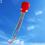3D 4M Single Line Stunt Octopus Power Sport Flying Kite Kids Outdoor Activity