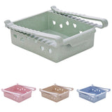 Slide Kitchen Fridge Freezer Space Saver Organizer Storage Rack Shelf Drawer