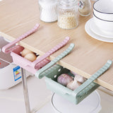 Slide Kitchen Fridge Freezer Space Saver Organizer Storage Rack Shelf Drawer
