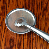 Stainless Steel Filter Spoon with Clip Kitchen Oil-Frying Food Salad BBQ Filter