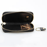 Men's Women's Fashion Faux Leather Zipper Purse Car Keys Wallet Card Holder