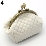 Women Fashion Rhombic Pattern Wallet Card Coin Purse Clutch Handbag Mini Bag