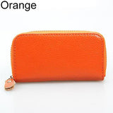 Men's Women's Fashion Faux Leather Zipper Purse Car Keys Wallet Card Holder