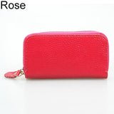 Men's Women's Fashion Faux Leather Zipper Purse Car Keys Wallet Card Holder
